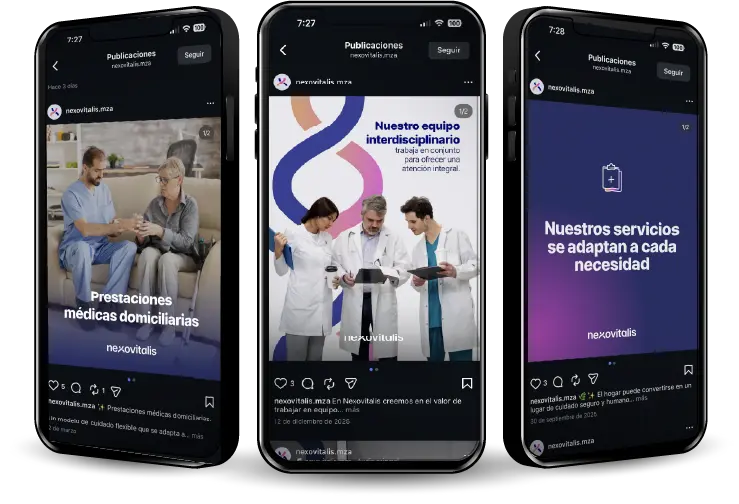 redes sociales de NexoVitalis