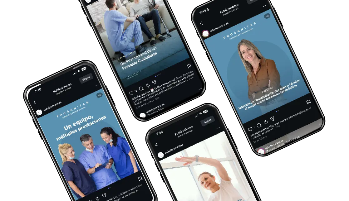 redes sociales de Prosanitas