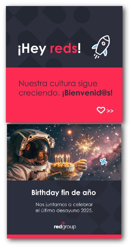Hey Reds - comunicación interna Redgroup